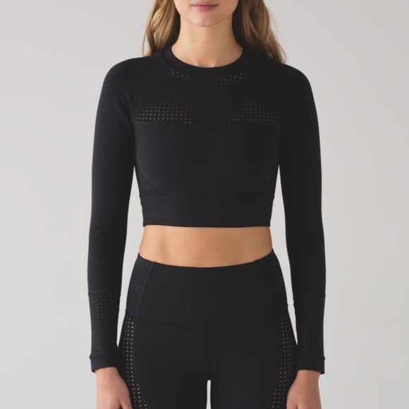 lululemon athletica Tops - RARE New Lululemon Paddle Times Swim Crop Top 4